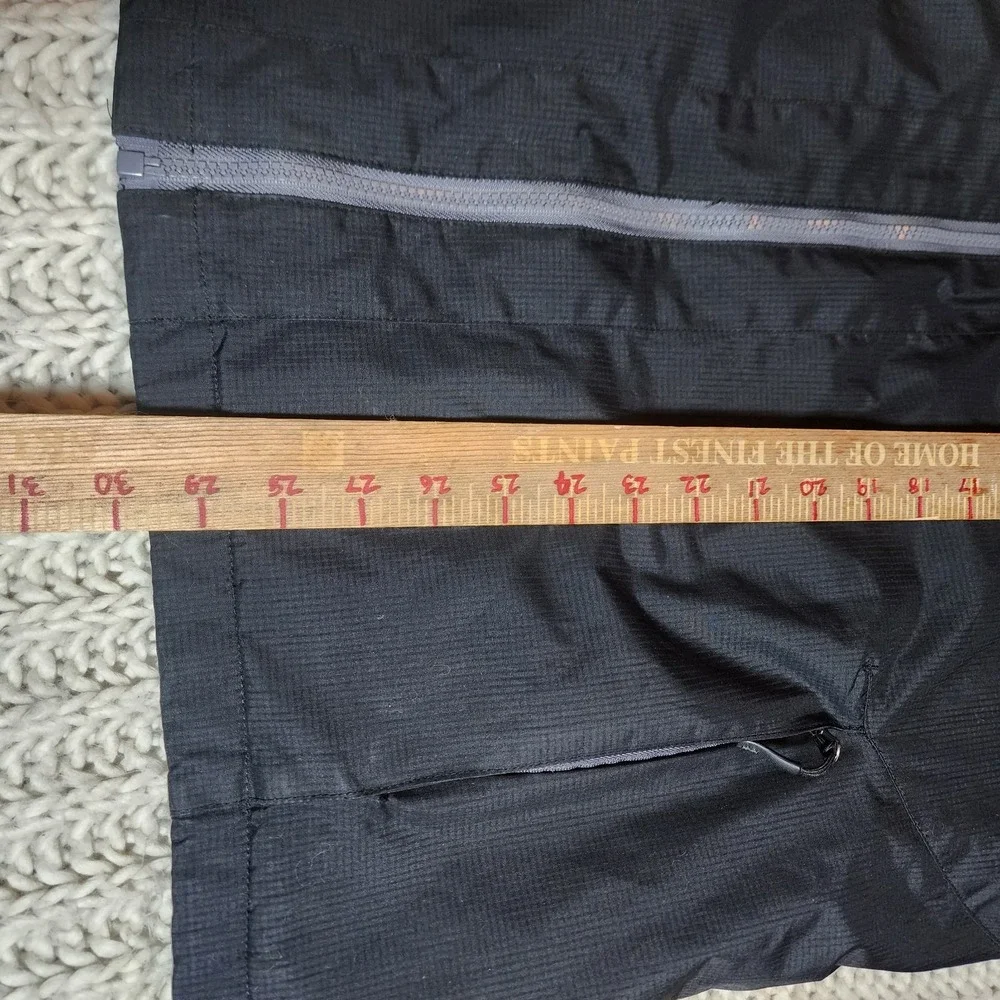 IZOD Jacket Mens XL Black Full Zip Hooded Fleece Lined Zip Pockets Outdoors